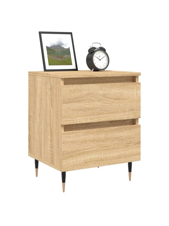 Noční stolky 2 ks dub sonoma 40 x 35 x 50 cm kompozitní dřevo