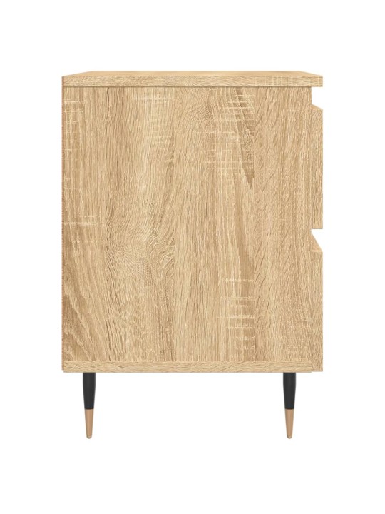 Noční stolky 2 ks dub sonoma 40 x 35 x 50 cm kompozitní dřevo
