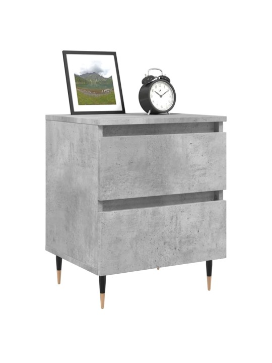 Noční stolky 2 ks betonově šedé 40x35x50 cm kompozitní dřevo