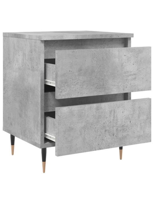 Noční stolky 2 ks betonově šedé 40x35x50 cm kompozitní dřevo