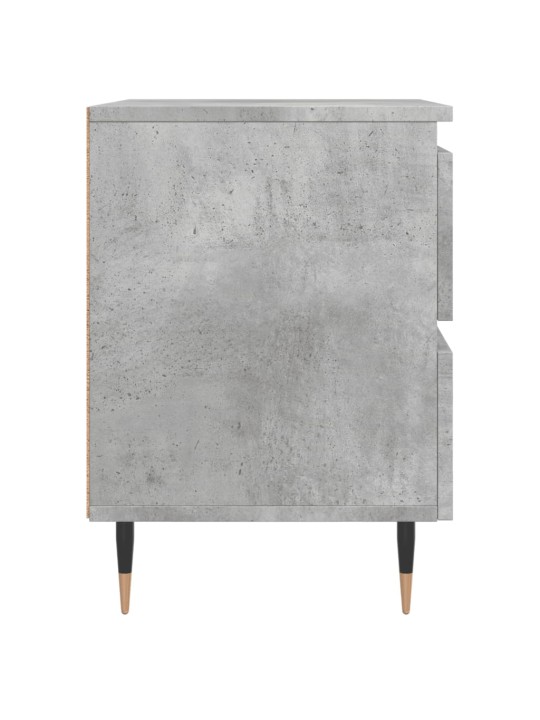 Noční stolky 2 ks betonově šedé 40x35x50 cm kompozitní dřevo