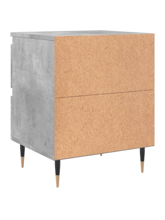 Noční stolky 2 ks betonově šedé 40x35x50 cm kompozitní dřevo