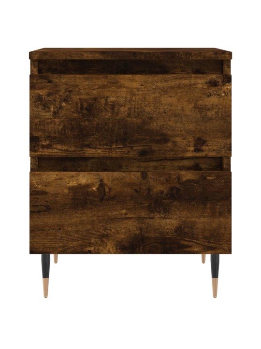 Noční stolky 2 ks kouřový dub 40 x 35 x 50 cm kompozitní dřevo