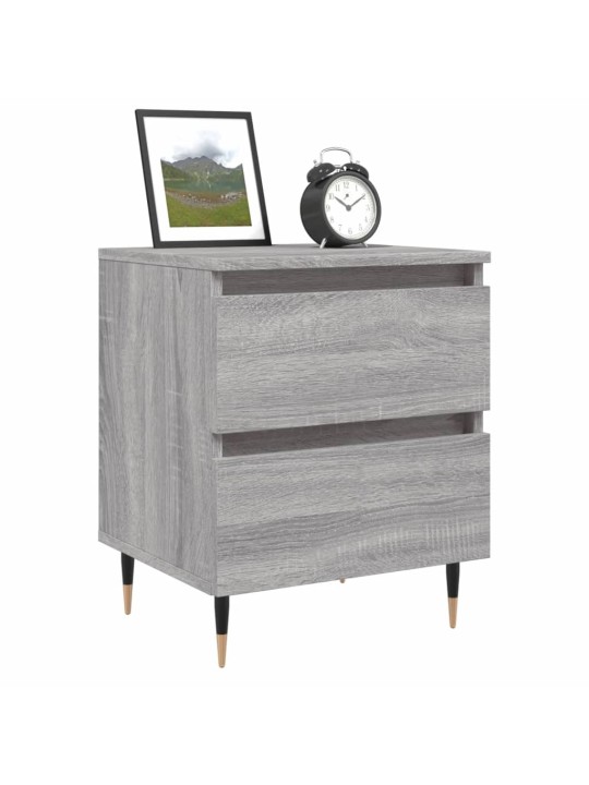 Noční stolky 2 ks šedé sonoma 40 x 35 x 50 cm kompozitní dřevo