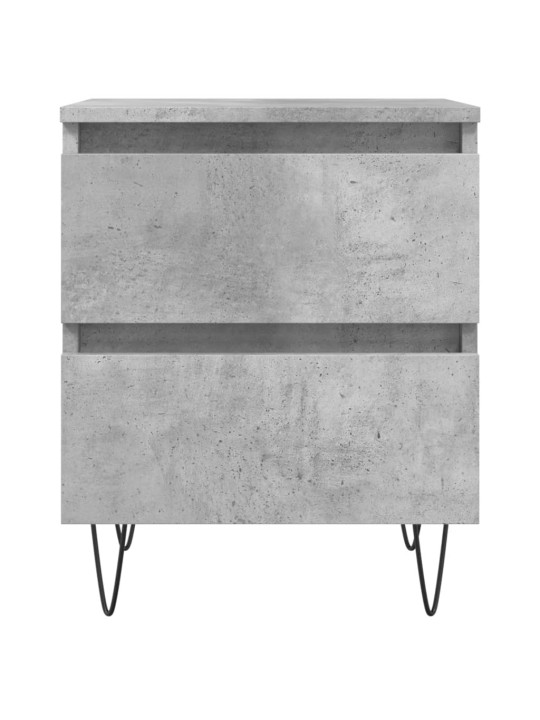 Noční stolky 2 ks betonově šedé 40x35x50 cm kompozitní dřevo