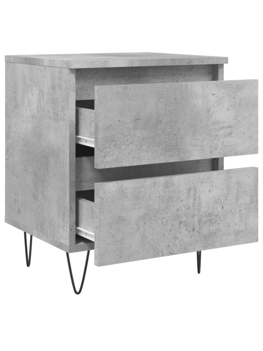 Noční stolky 2 ks betonově šedé 40x35x50 cm kompozitní dřevo