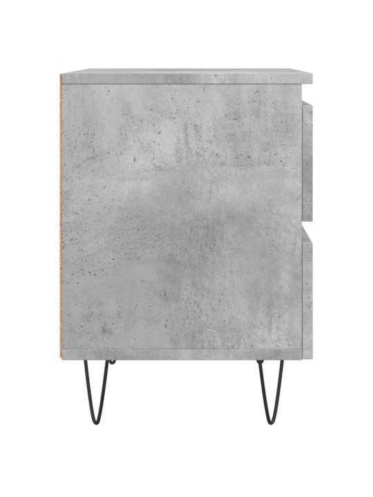 Noční stolky 2 ks betonově šedé 40x35x50 cm kompozitní dřevo