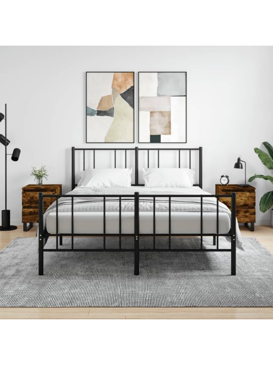 Noční stolky 2 ks kouřový dub 40 x 35 x 50 cm kompozitní dřevo