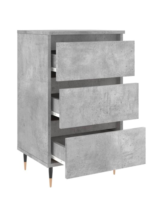 Noční stolky 2 ks betonově šedé 40x35x69 cm kompozitní dřevo