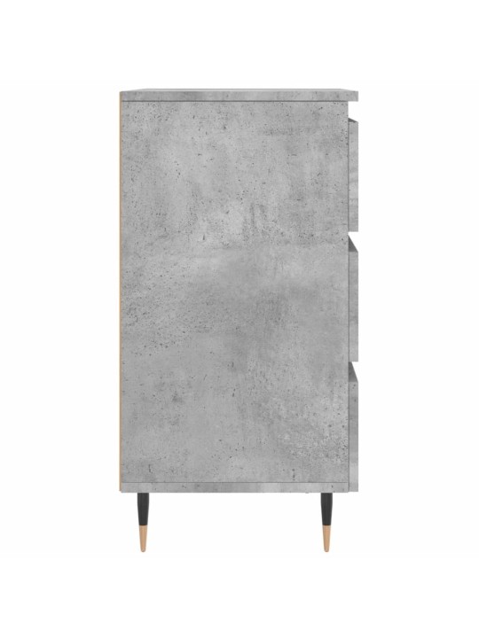 Noční stolky 2 ks betonově šedé 40x35x69 cm kompozitní dřevo
