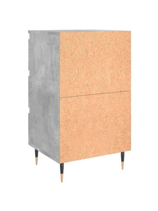 Noční stolky 2 ks betonově šedé 40x35x69 cm kompozitní dřevo