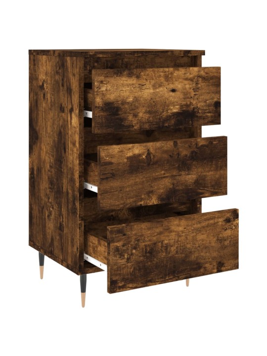 Noční stolky 2 ks kouřový dub 44 x 35 x 69 cm kompozitní dřevo