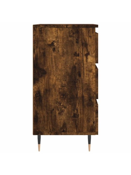 Noční stolky 2 ks kouřový dub 44 x 35 x 69 cm kompozitní dřevo