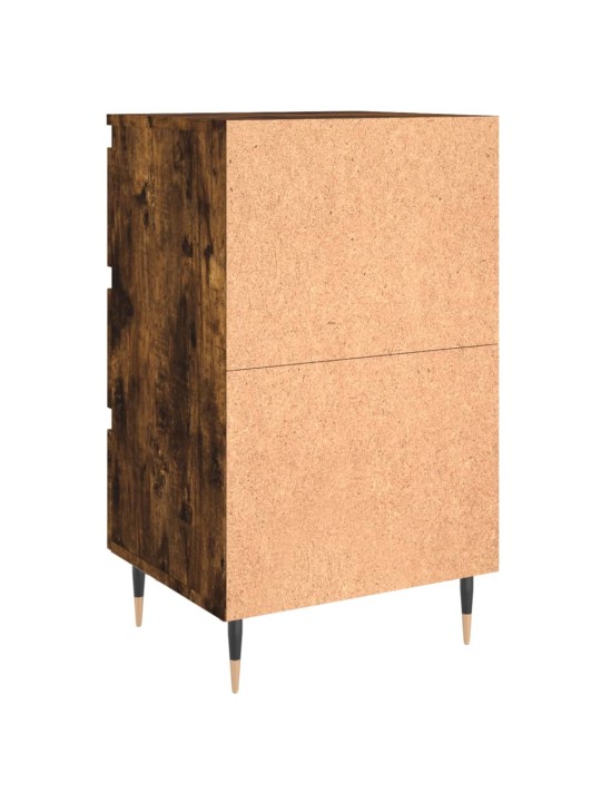 Noční stolky 2 ks kouřový dub 44 x 35 x 69 cm kompozitní dřevo