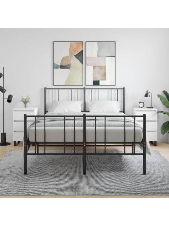 Noční stolky 2 ks bílé 40 x 35 x 69 cm kompozitní dřevo
