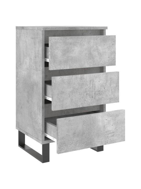 Noční stolky 2 ks betonově šedé 40x35x69 cm kompozitní dřevo