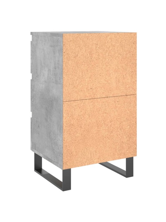 Noční stolky 2 ks betonově šedé 40x35x69 cm kompozitní dřevo
