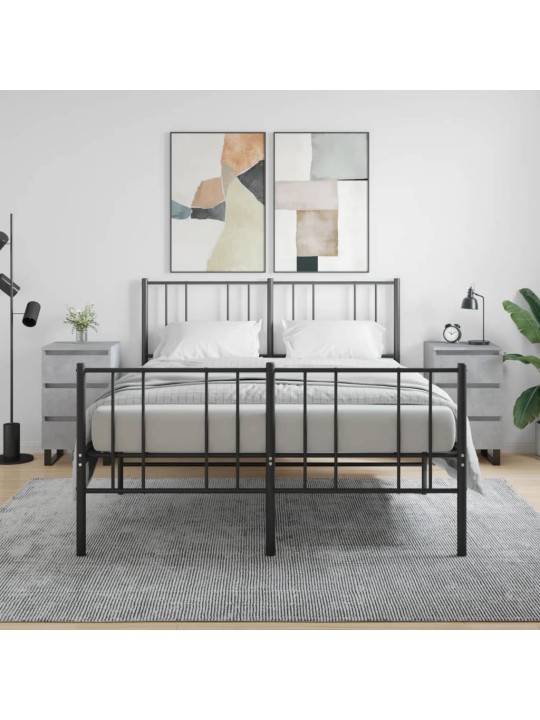 Noční stolky 2 ks betonově šedé 40x35x69 cm kompozitní dřevo