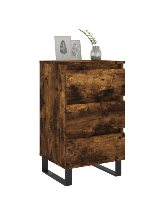 Noční stolky 2 ks kouřový dub 44 x 35 x 69 cm kompozitní dřevo