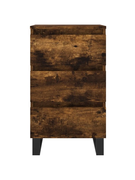 Noční stolky 2 ks kouřový dub 44 x 35 x 69 cm kompozitní dřevo