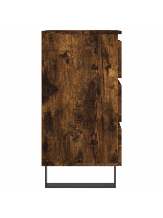 Noční stolky 2 ks kouřový dub 44 x 35 x 69 cm kompozitní dřevo