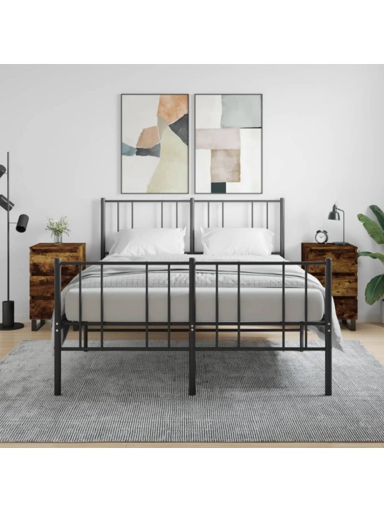 Noční stolky 2 ks kouřový dub 44 x 35 x 69 cm kompozitní dřevo