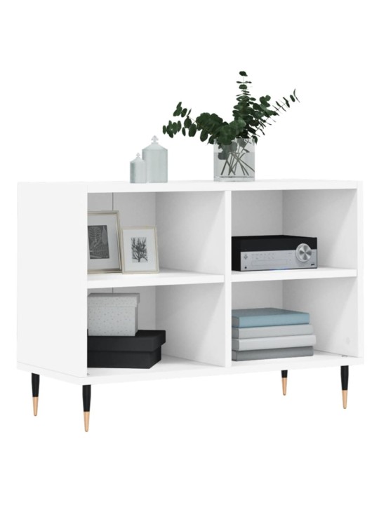 TV skříňka bílá 69,5 x 30 x 50 cm kompozitní dřevo