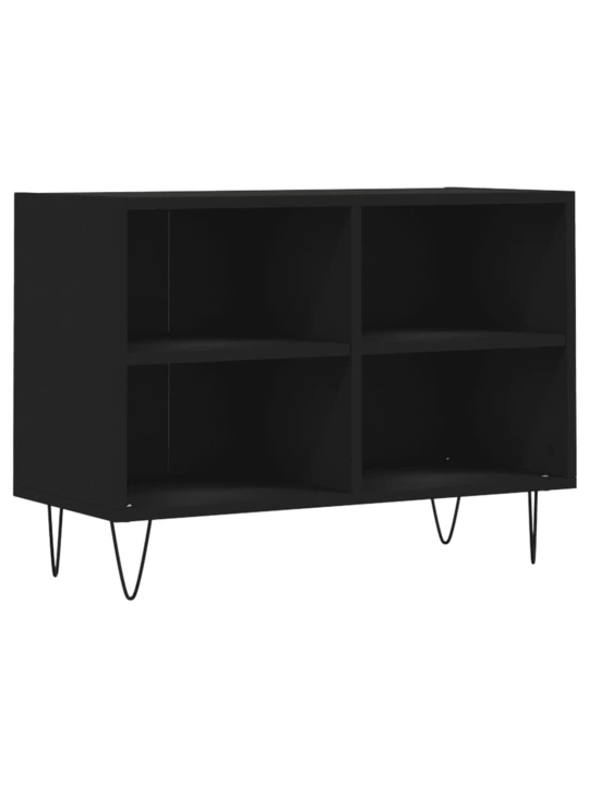 TV skříňka černá 69,5 x 30 x 50 cm kompozitní dřevo