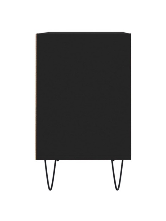 TV skříňka černá 69,5 x 30 x 50 cm kompozitní dřevo