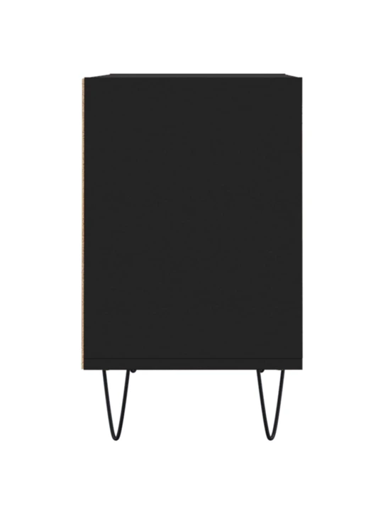 TV skříňka černá 69,5 x 30 x 50 cm kompozitní dřevo