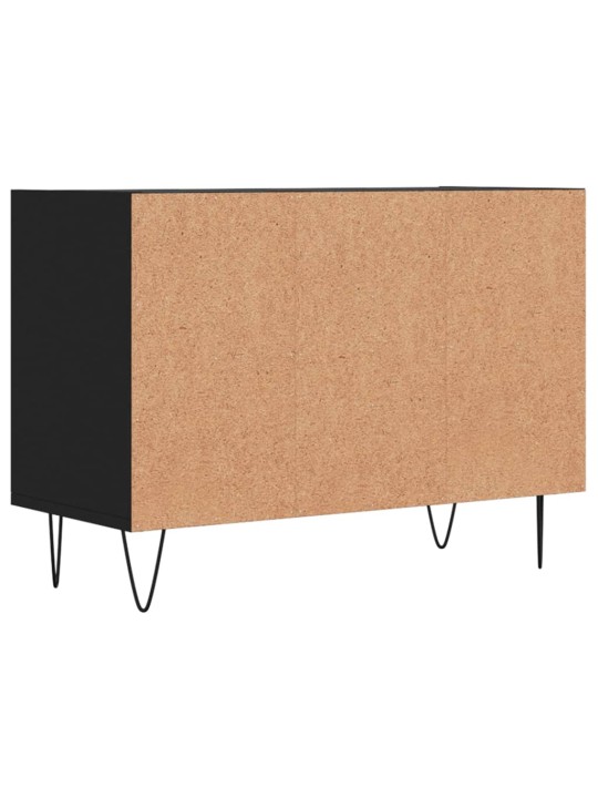 TV skříňka černá 69,5 x 30 x 50 cm kompozitní dřevo
