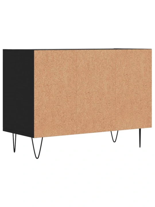 TV skříňka černá 69,5 x 30 x 50 cm kompozitní dřevo