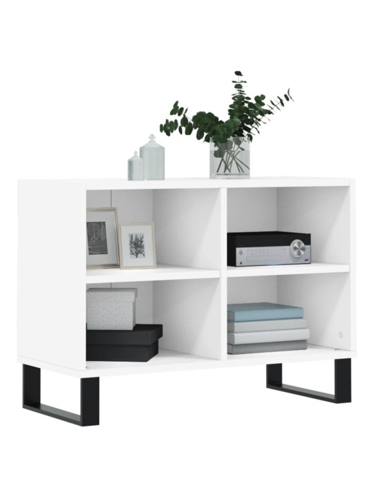 TV skříňka bílá 69,5 x 30 x 50 cm kompozitní dřevo