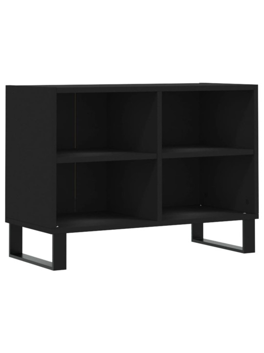 TV skříňka černá 69,5 x 30 x 50 cm kompozitní dřevo