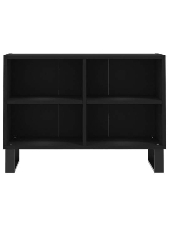 TV skříňka černá 69,5 x 30 x 50 cm kompozitní dřevo