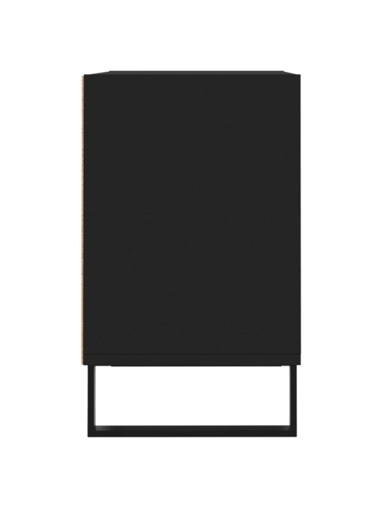 TV skříňka černá 69,5 x 30 x 50 cm kompozitní dřevo