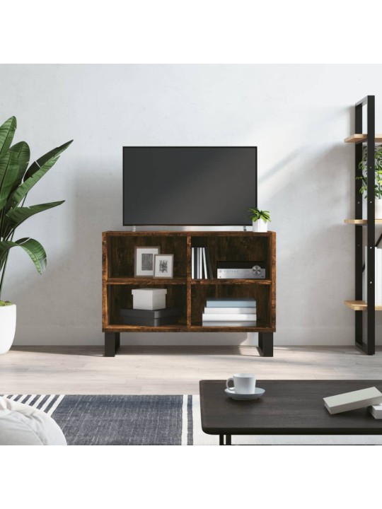 TV skříňka kouřový dub 69,5 x 30 x 50 cm kompozitní dřevo