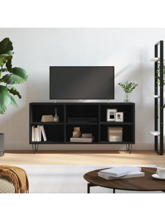 TV skříňka černá 103,5 x 30 x 50 cm kompozitní dřevo