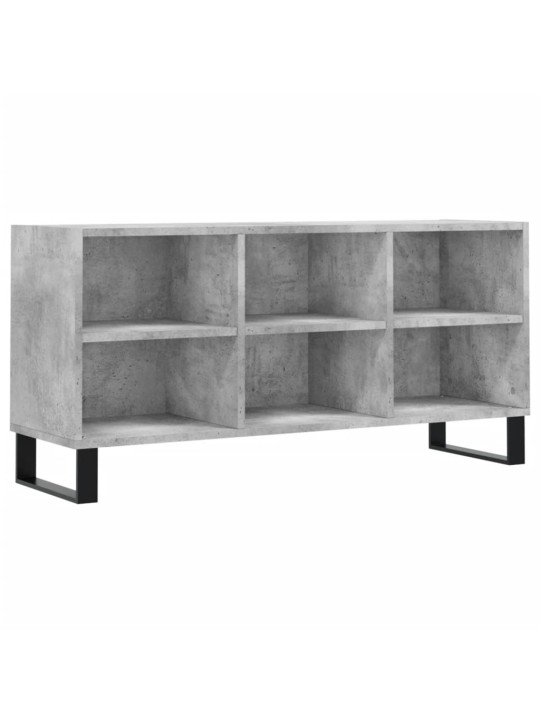 TV skříňka betonově šedá 103,5 x 30 x 50 cm kompozitní dřevo