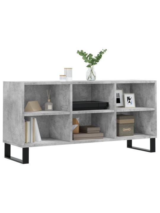 TV skříňka betonově šedá 103,5 x 30 x 50 cm kompozitní dřevo
