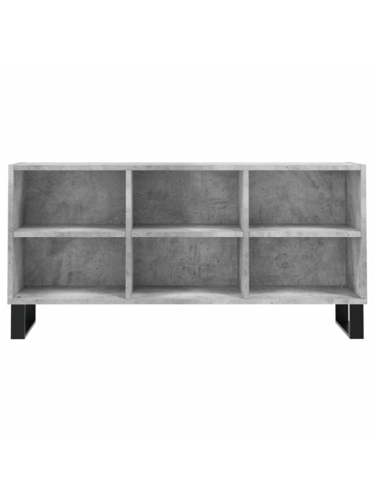 TV skříňka betonově šedá 103,5 x 30 x 50 cm kompozitní dřevo
