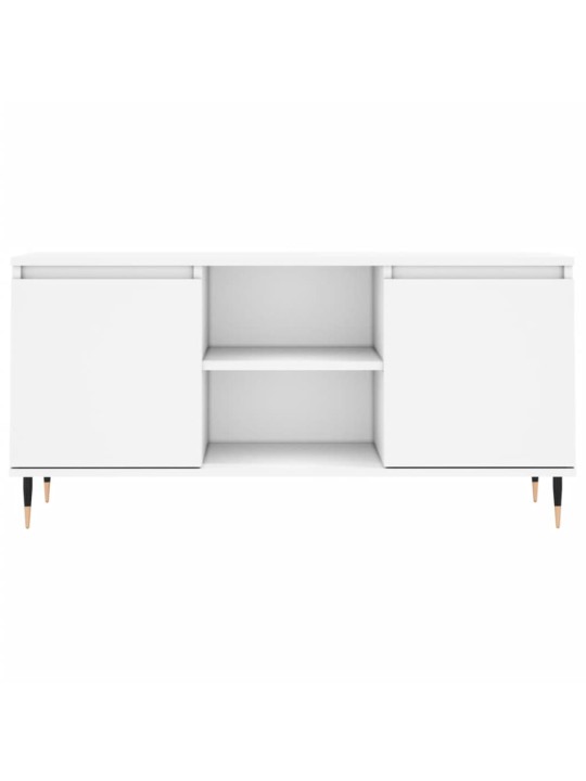 TV skříňka bílá 104 x 35 x 50 cm kompozitní dřevo