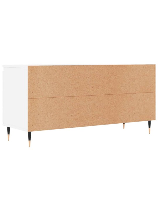 TV skříňka bílá 104 x 35 x 50 cm kompozitní dřevo