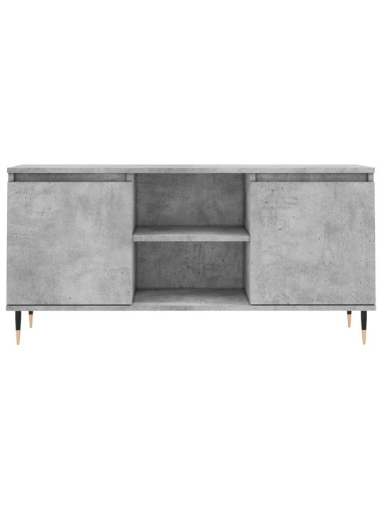 TV skříňka betonově šedá 104 x 35 x 50 cm kompozitní dřevo