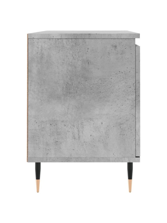 TV skříňka betonově šedá 104 x 35 x 50 cm kompozitní dřevo