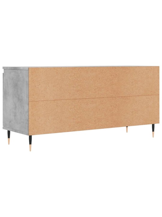TV skříňka betonově šedá 104 x 35 x 50 cm kompozitní dřevo