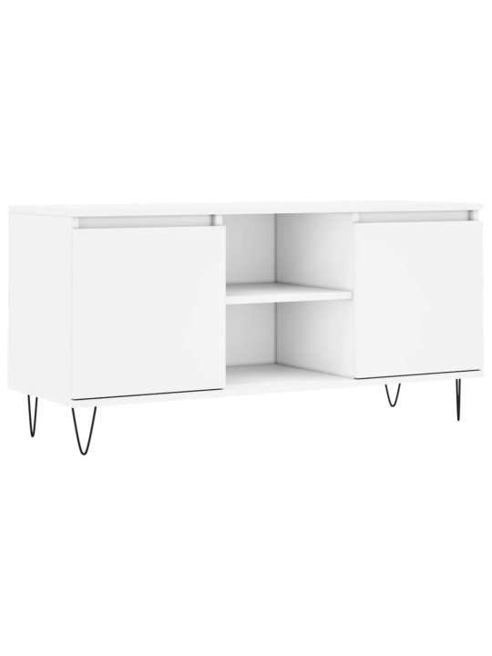 TV skříňka bílá 104 x 35 x 50 cm kompozitní dřevo