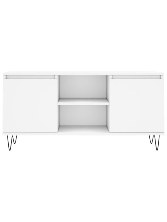 TV skříňka bílá 104 x 35 x 50 cm kompozitní dřevo