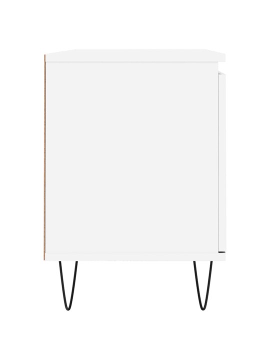 TV skříňka bílá 104 x 35 x 50 cm kompozitní dřevo