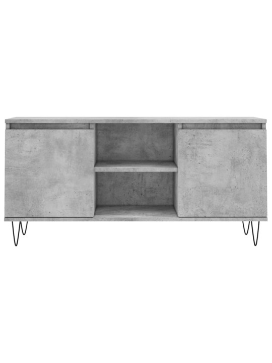TV skříňka betonově šedá 104 x 35 x 50 cm kompozitní dřevo